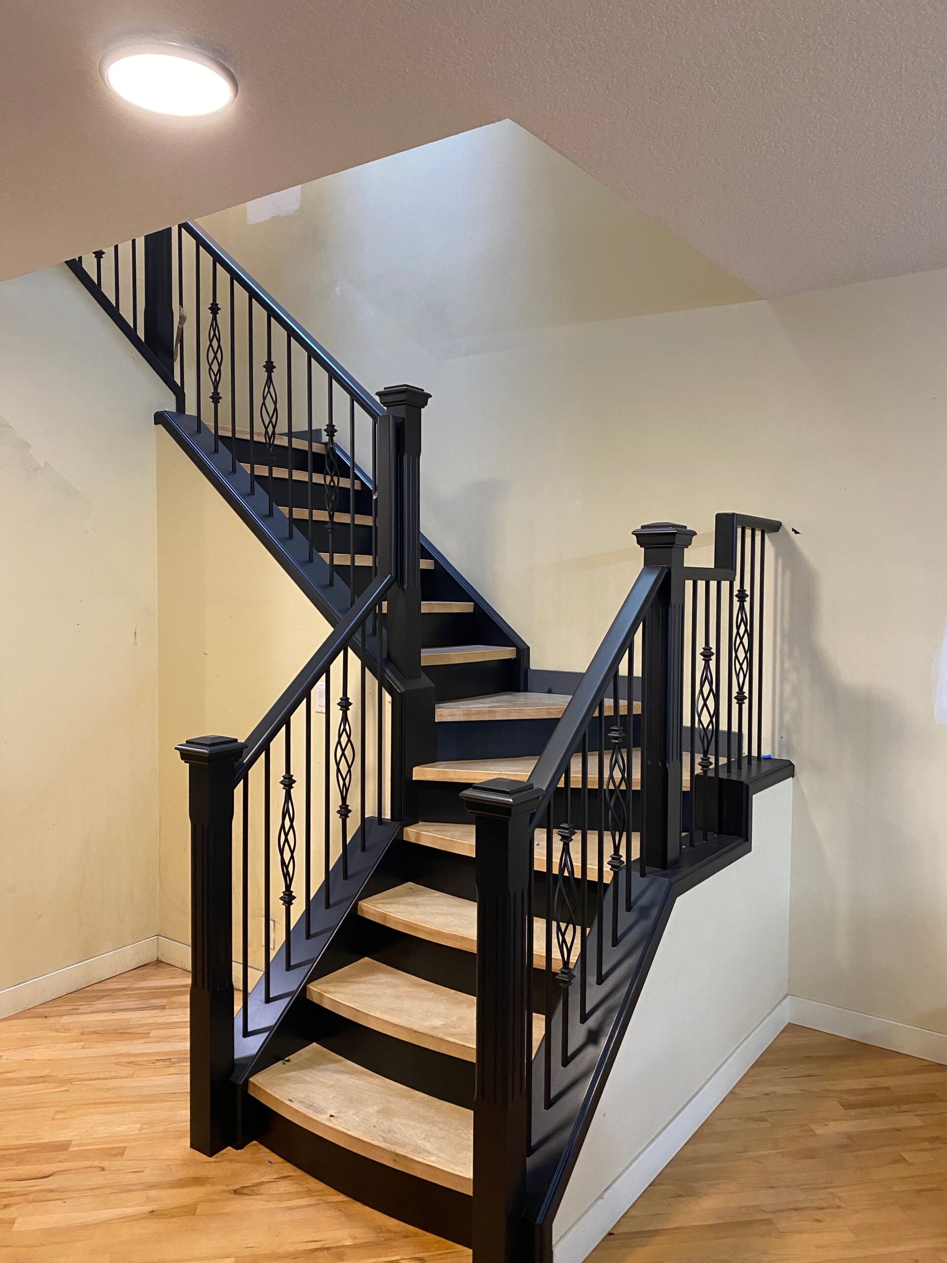 interior house painting - sanding walls