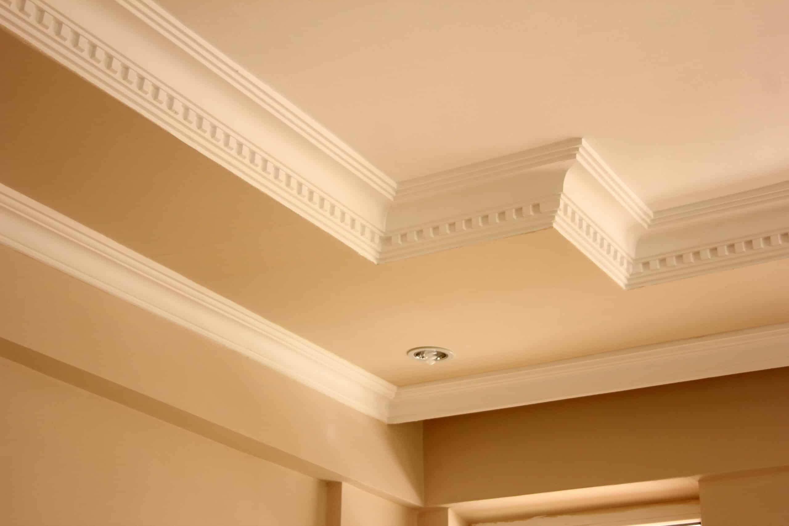 how to paint crown molding